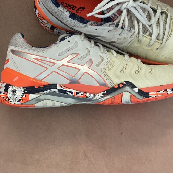 ASICS Gel Resolution 7 Limited Edition Wimbledon Tennis Shoes - Size 10 - Picture 2 of 10
